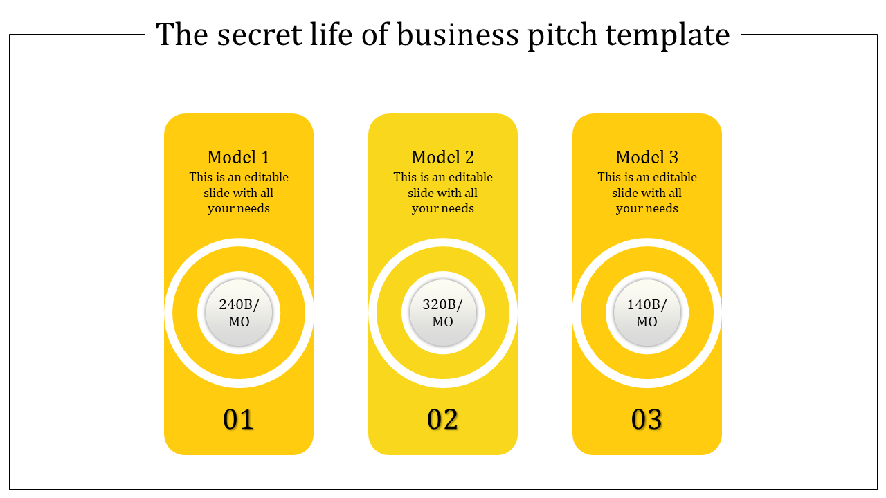 business pitch templatet-3 yellow